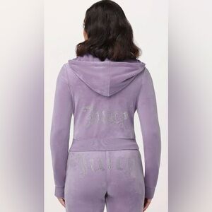Juicy Couture Lavender Velour Hoodie Set